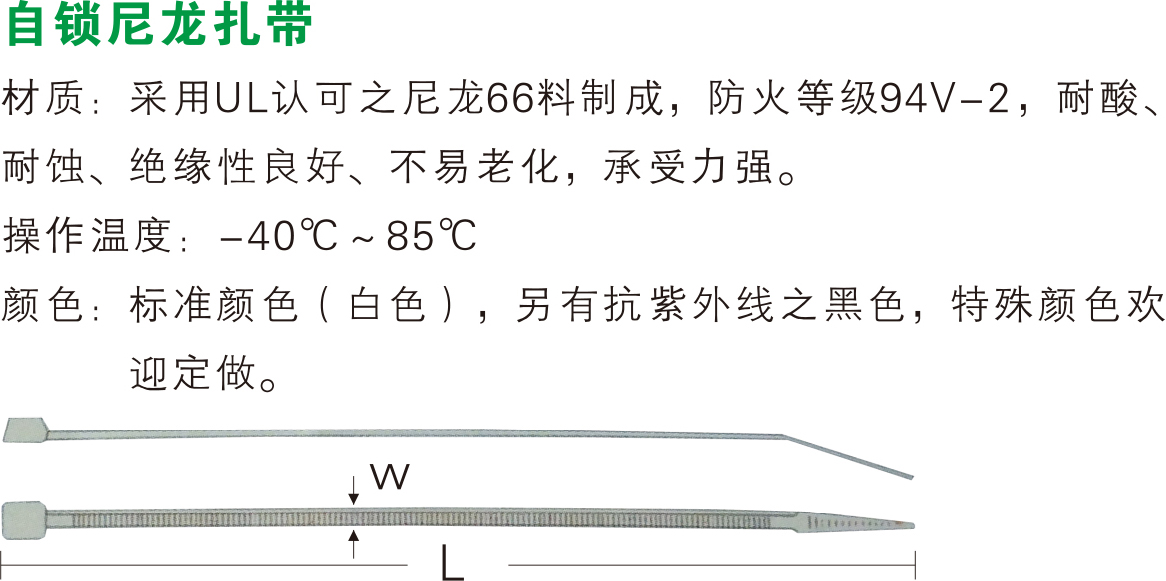 自锁式尼龙扎带(图1)